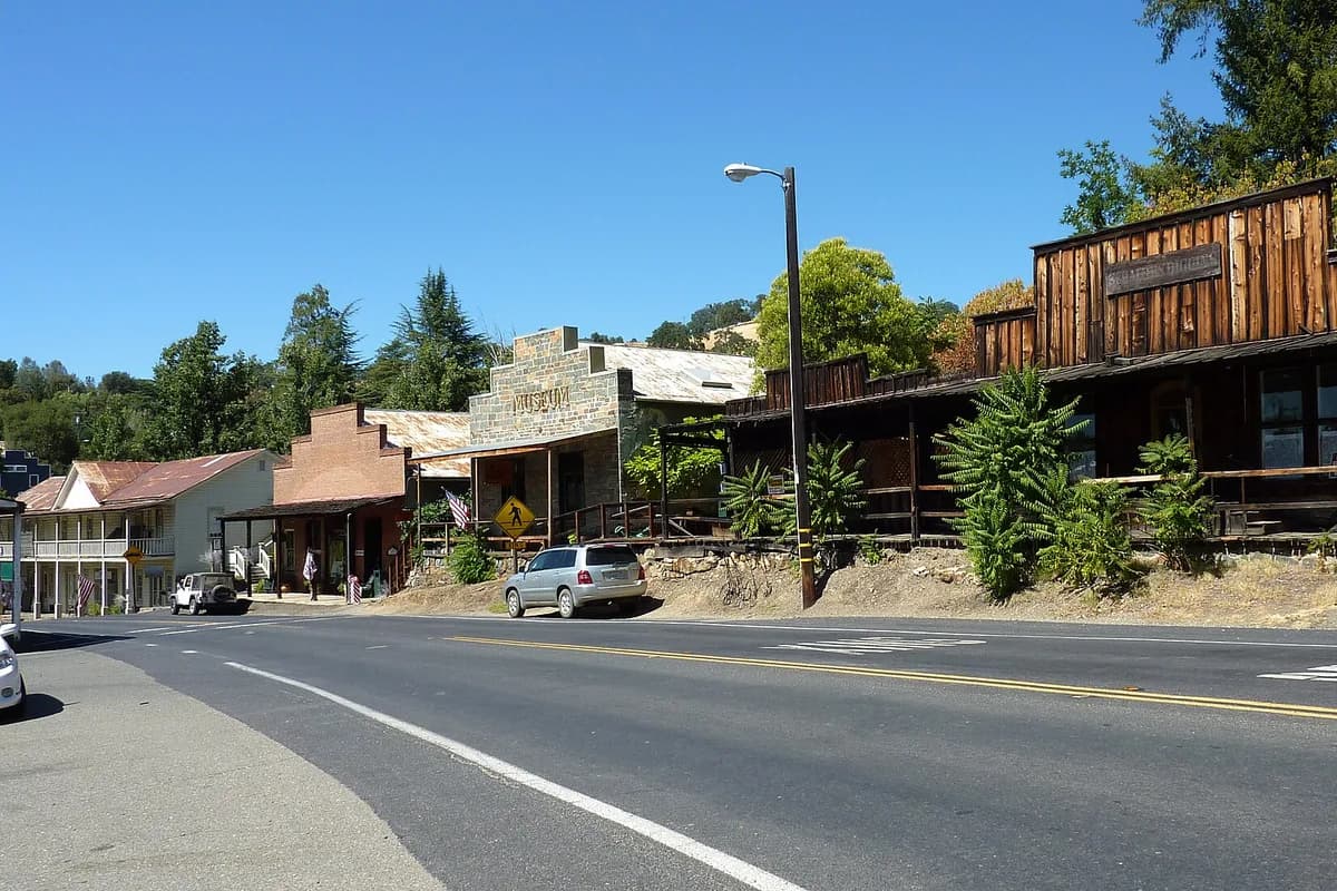 Amador City, Amador County in Amador City, California