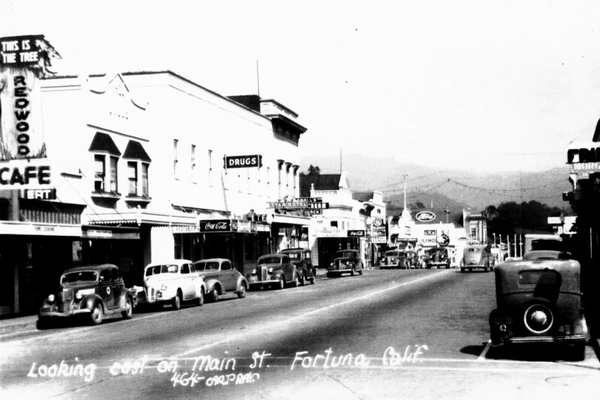 Fortuna, Humboldt County in Fortuna, California