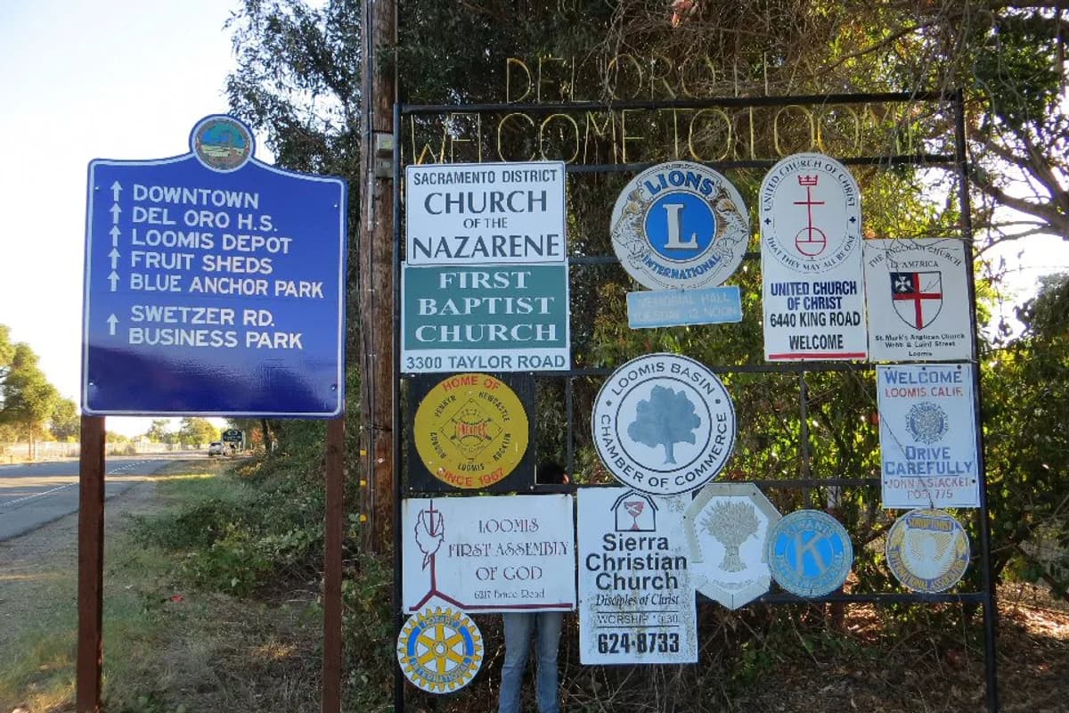 Loomis, Placer County in Loomis, California
