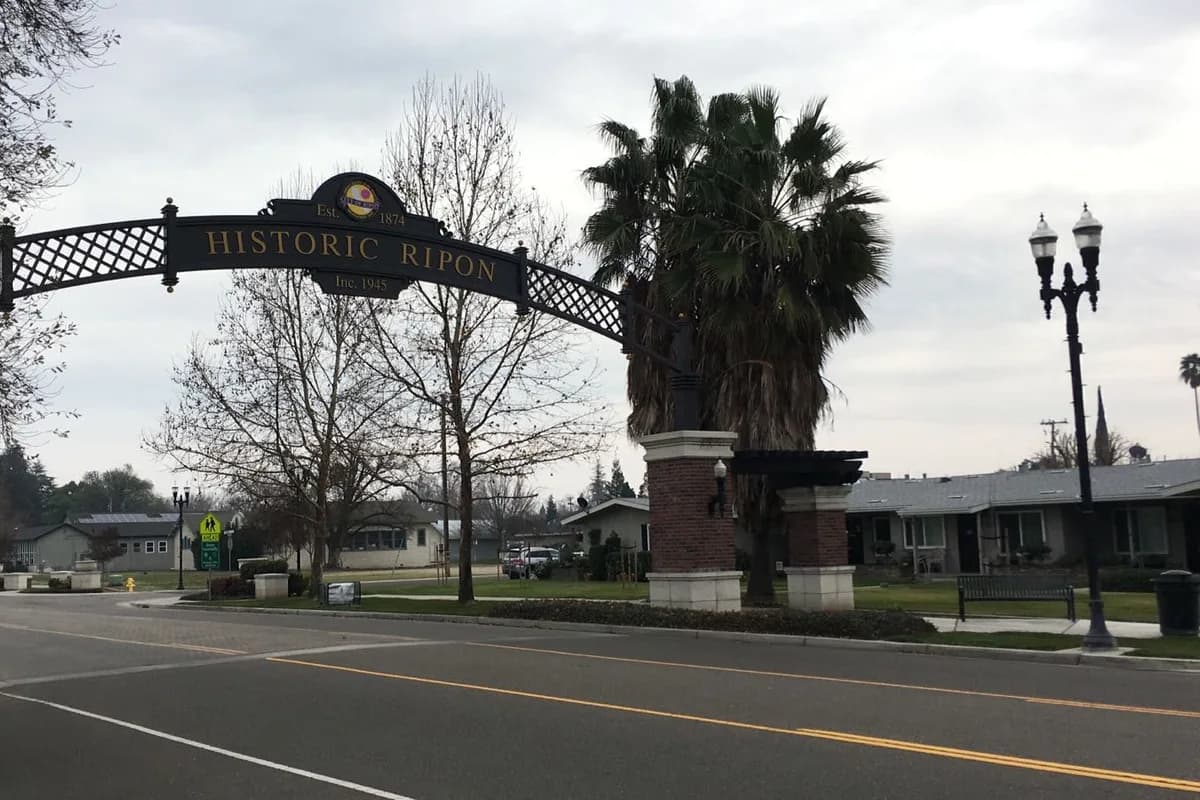 Ripon, San Joaquin County in Ripon, California