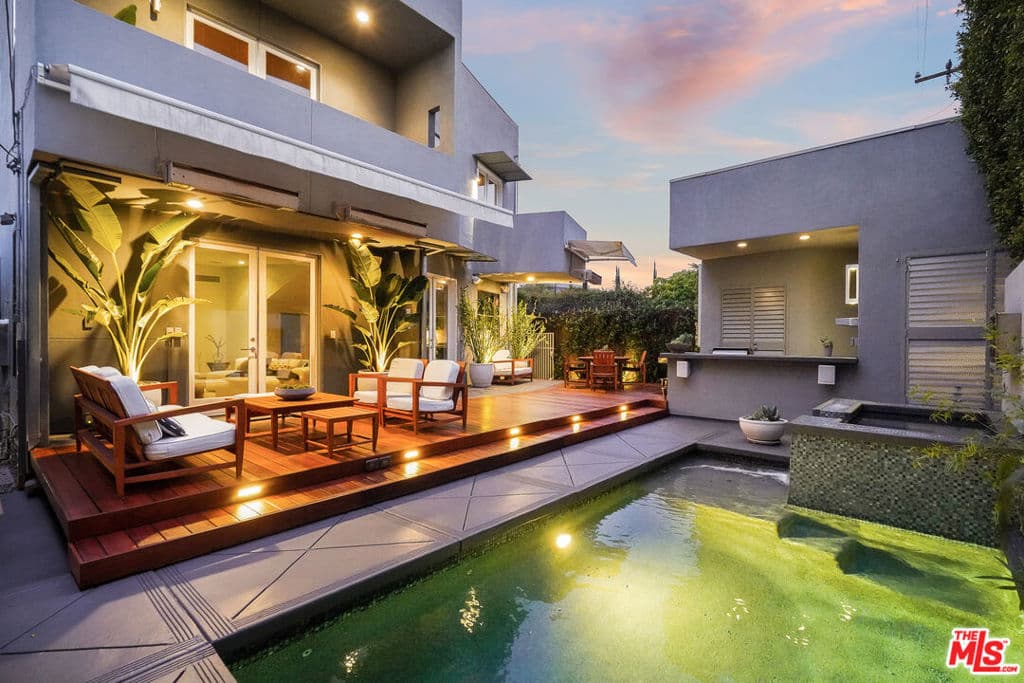 Single Family Residence for rent at 8735 Dorrington Avenue, West Hollywood, CA featuring 4 beds and 4 baths