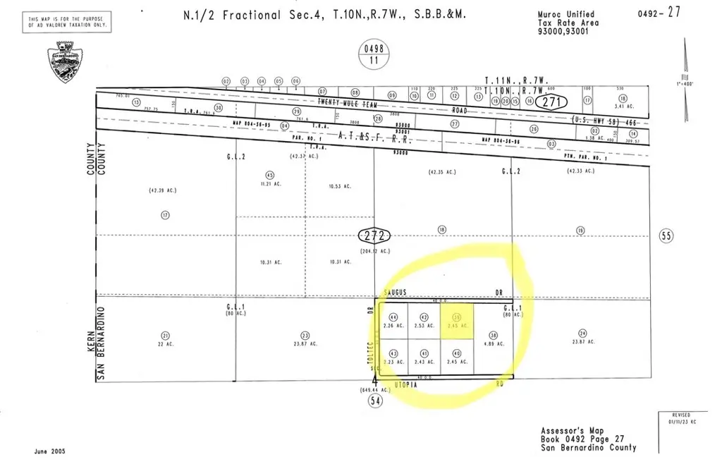 0 So. of Hwy 58 #2, Boron, CA — listing photo 1