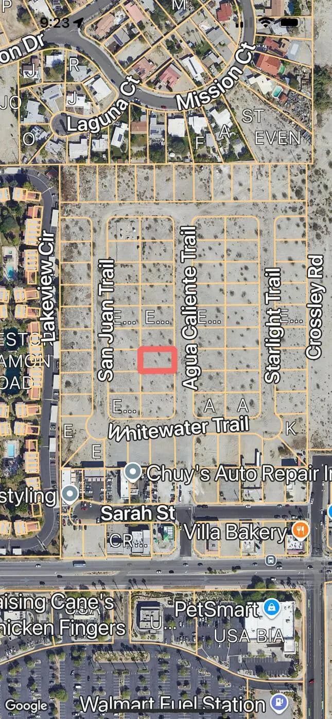 Lot 228 Agua Caliente, Cathedral City, CA — listing photo 1