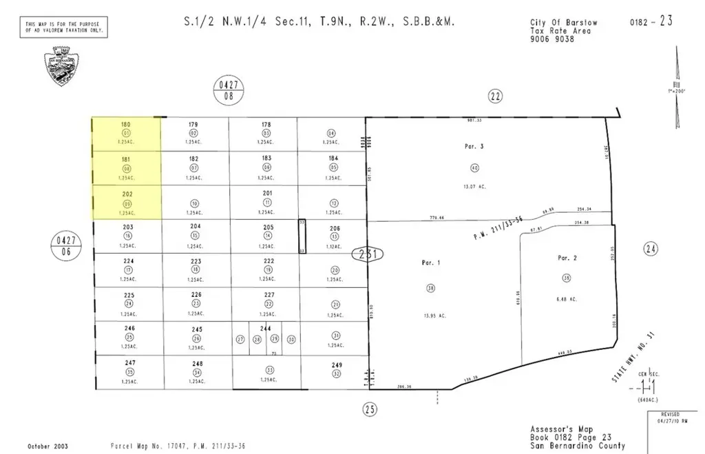 0 Santa Catalina Avenue, Barstow, CA — listing photo 1