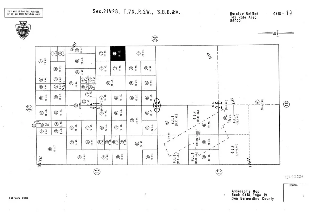 0 AKA Lucerne Valley Cutoff, Apple Valley, CA — listing photo 1
