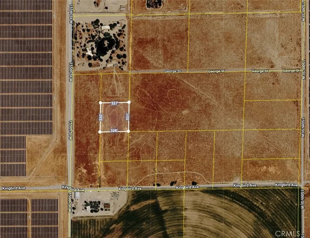 0 155th St W/Kingbird Ave, Rosamond, CA — listing photo 1