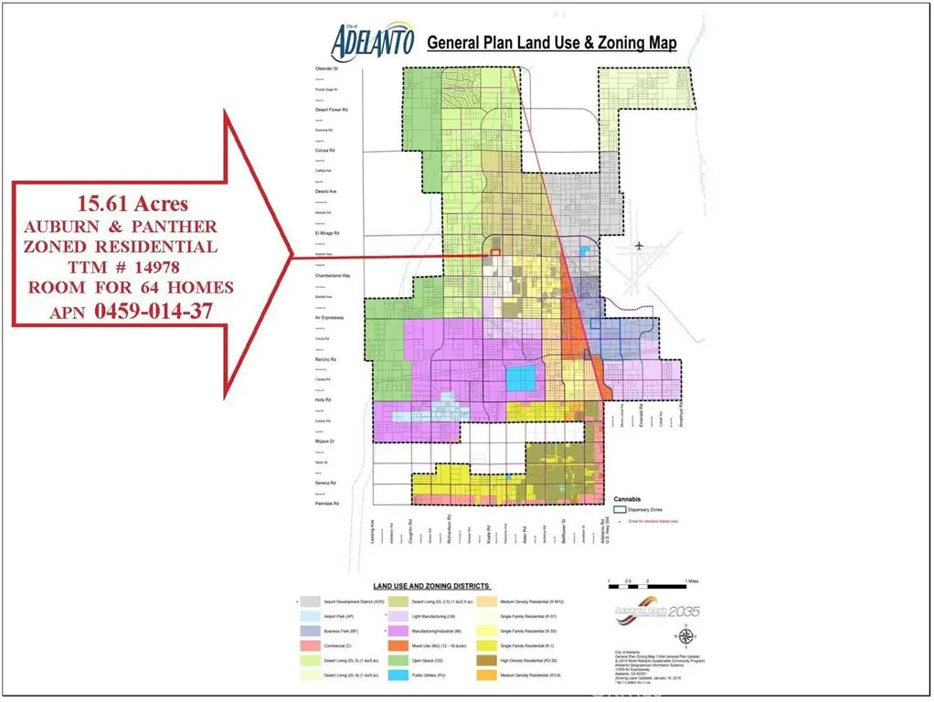 0 Auburn & Panther 15.61ac, Adelanto, CA — listing photo 1