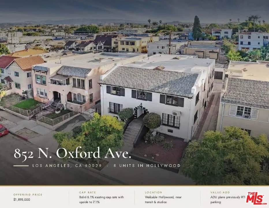 852 N Oxford Avenue, Los Angeles, CA — listing photo 1
