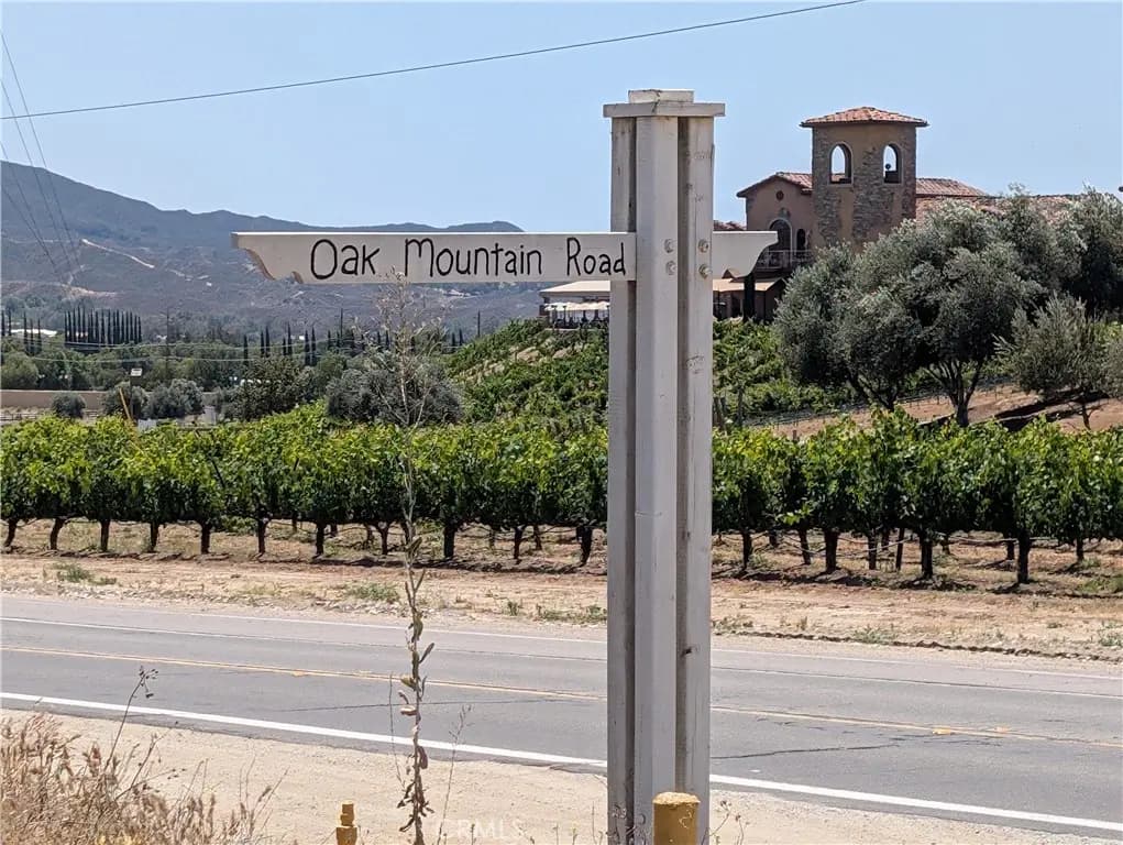 0 Oak Mountain Road, Temecula, CA — listing photo 1