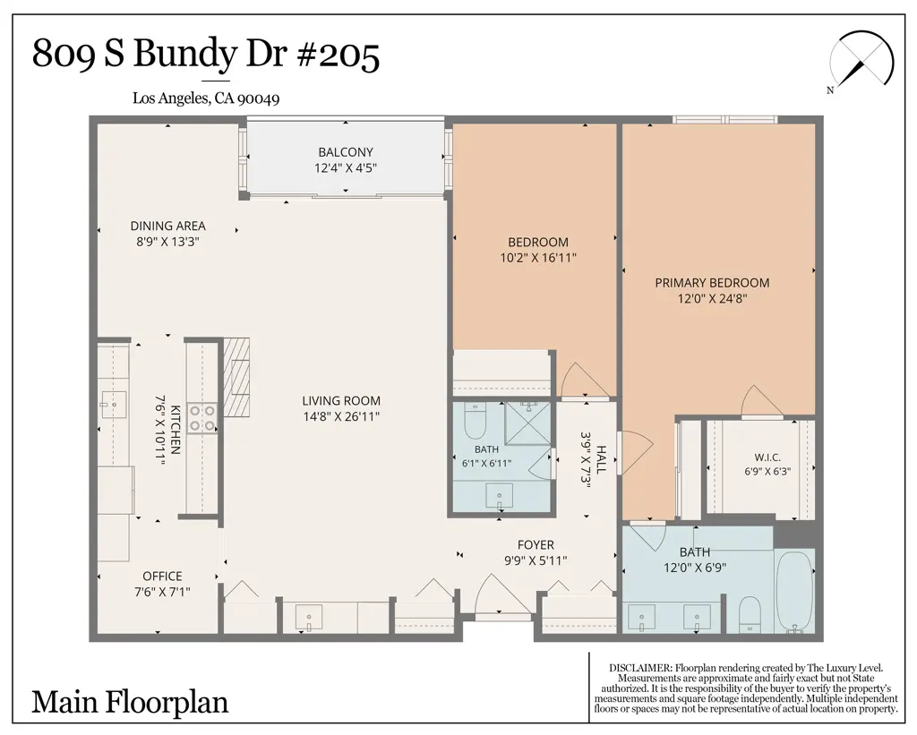 809 S Bundy Drive 205, Los Angeles, CA — listing photo 1