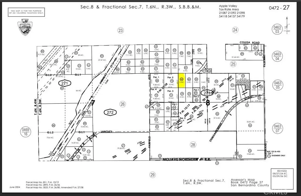 0 Fairfield(east of) Avenue, Apple Valley, CA — listing photo 1