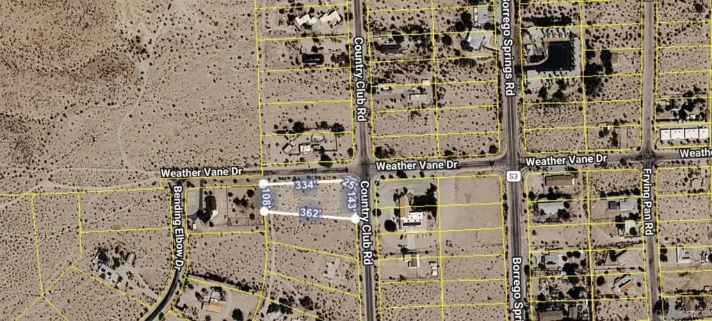 Country Club Rd, Borrego Springs, CA — listing photo 1