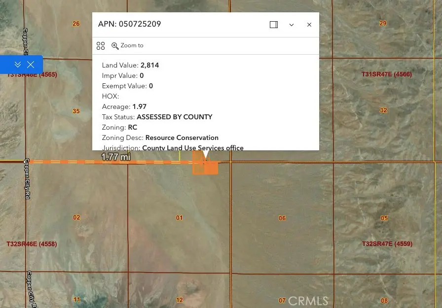 0 copper city rd, Barstow, CA — listing photo 1