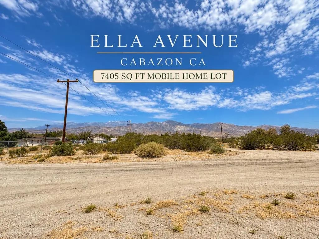0 Ella Avenue, Cabazon, CA — listing photo 1