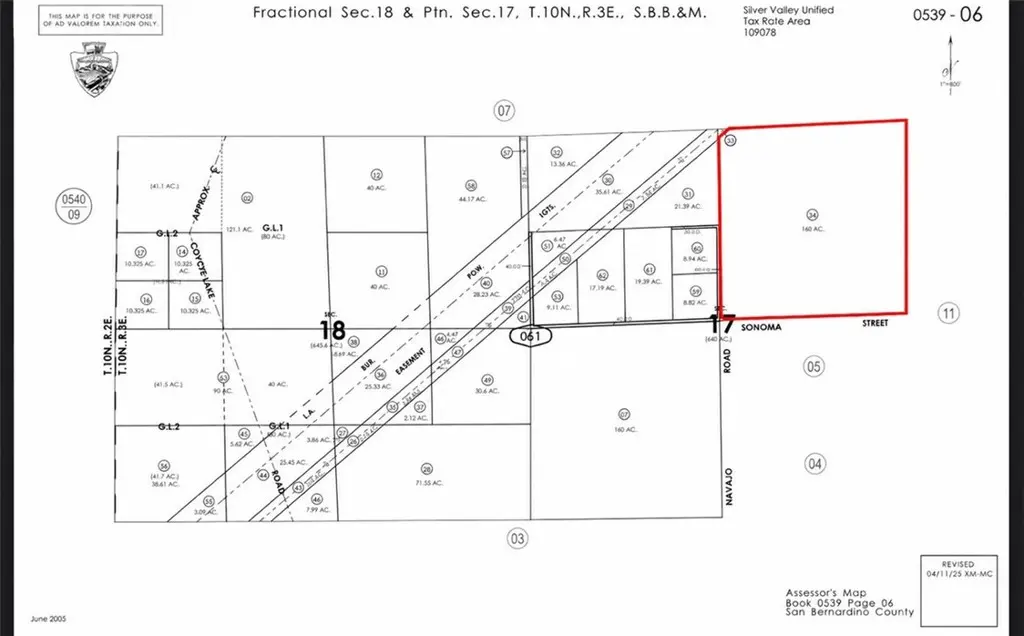 0 Mt View, Newberry Springs, CA — listing photo 1
