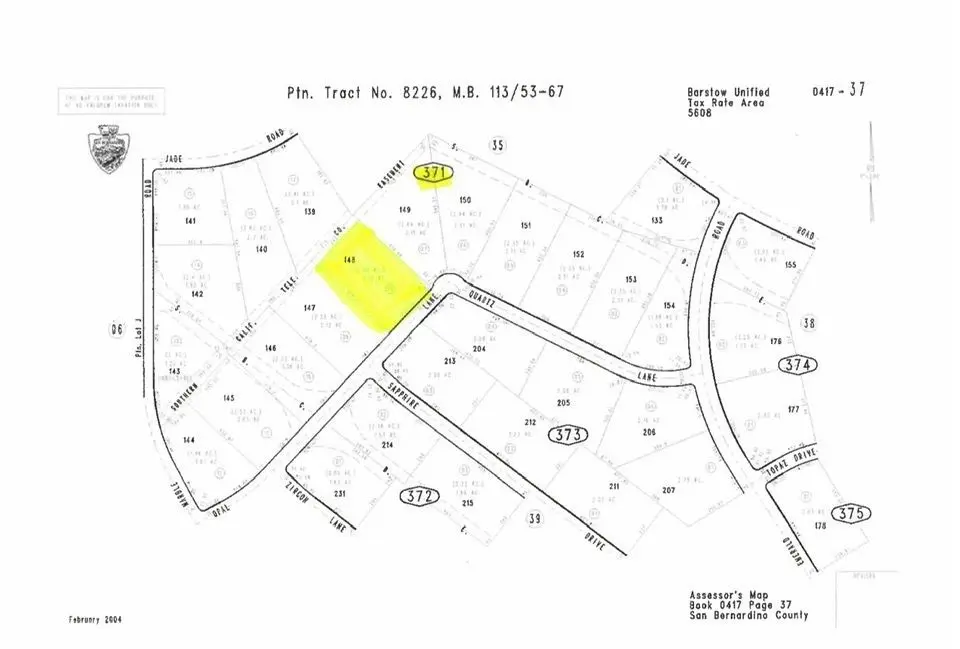 0 Unknown St. 041737108, Barstow, CA — listing photo 1