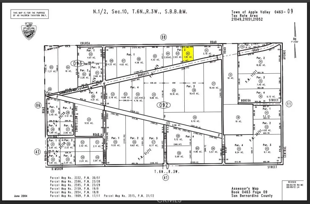 0 Stoddard Wells Parcel #0463-092-02 Road, Apple Valley, CA — listing photo 1