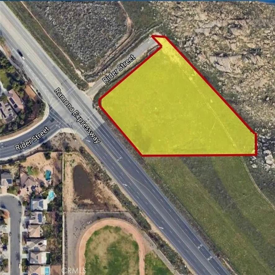 0 NE Corner of Ramona Expressway & Rider Street, Perris, CA — listing photo 1