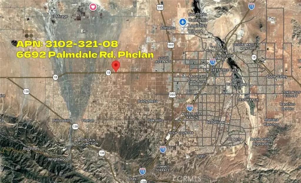 6692 Palmdale Road, Phelan, CA — listing photo 1