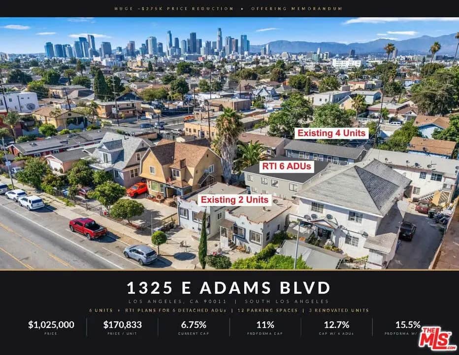 1325 E Adams Boulevard, Los Angeles, CA — listing photo 1