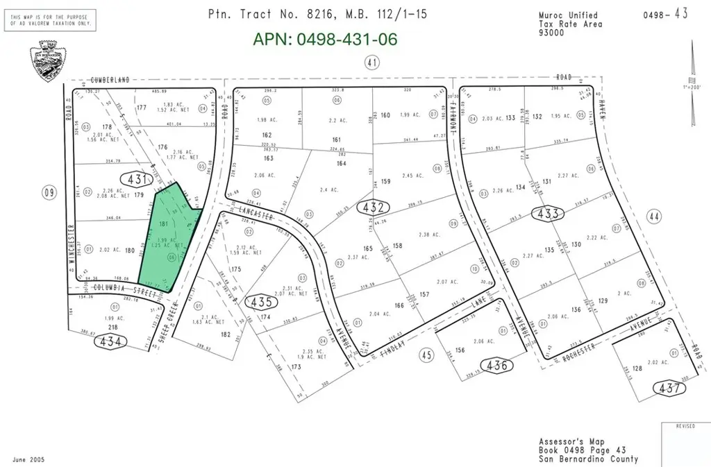181 LOT Columbia Street, Kramer Junction, CA — listing photo 1