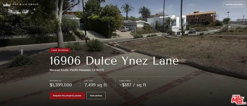 16906 Dulce Ynez Lane, Pacific Palisades, CA — listing photo 1